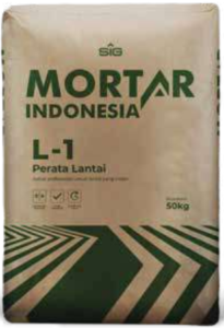 mortar perata lantai